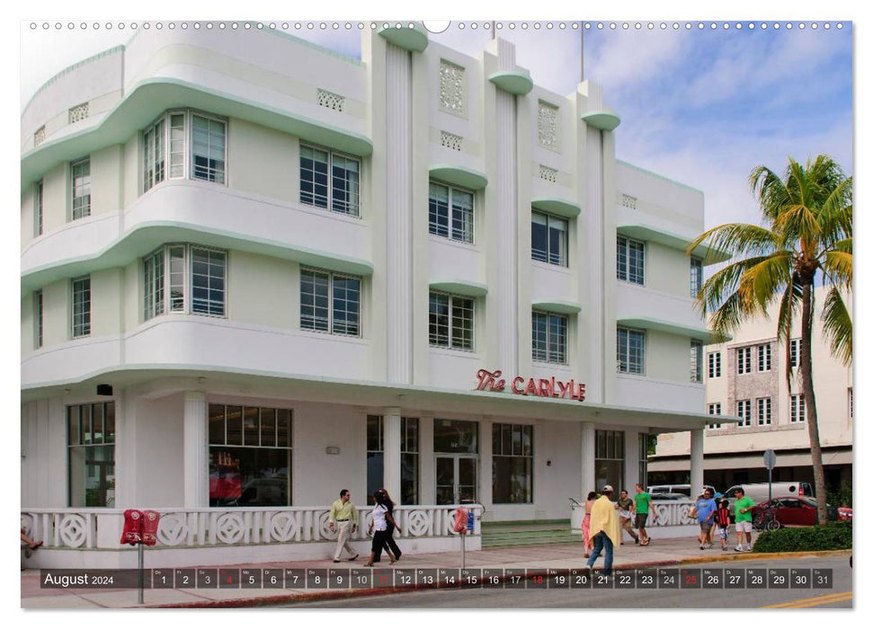 Miami South Beach (CALVENDO Wall Calendar 2024) 