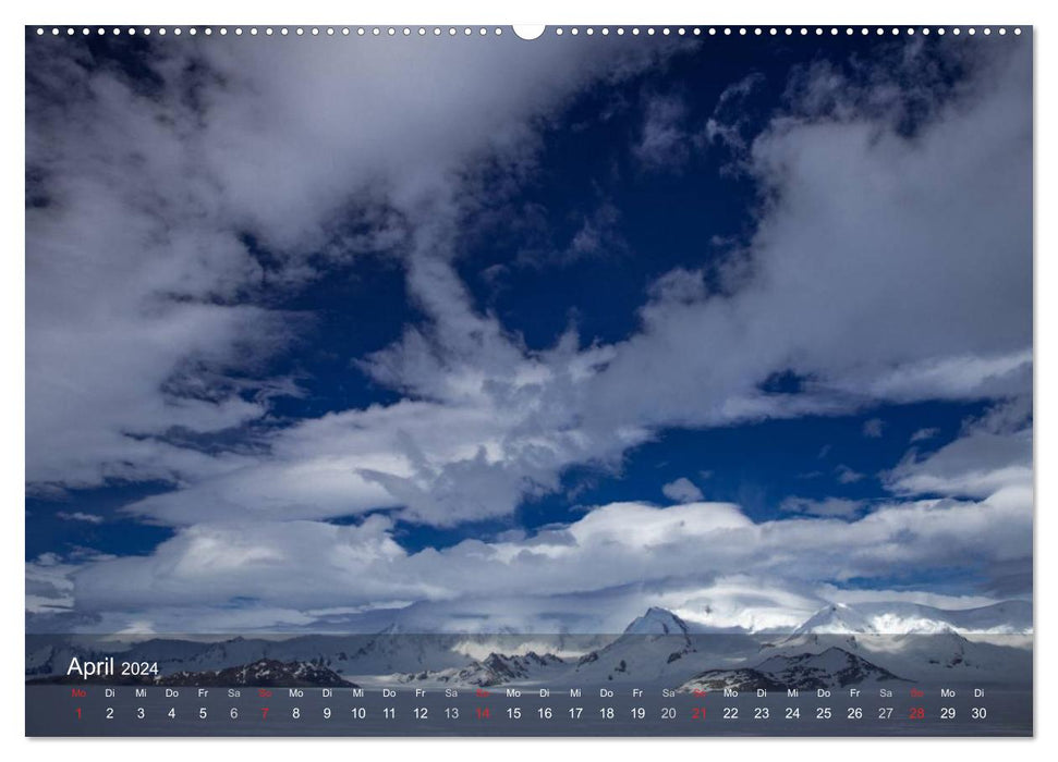 Patagonia: Breathtaking clouds and mountains (CALVENDO Premium Wall Calendar 2024) 