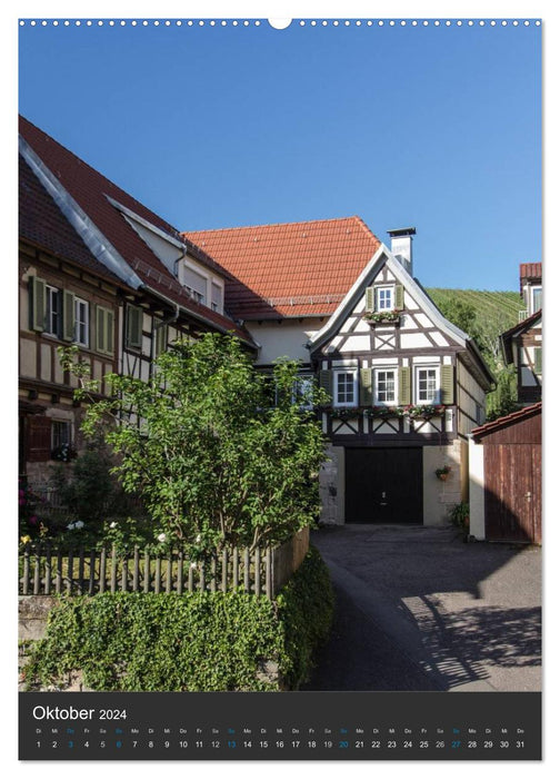 Strrumpfelbach - half-timbered houses (CALVENDO wall calendar 2024) 