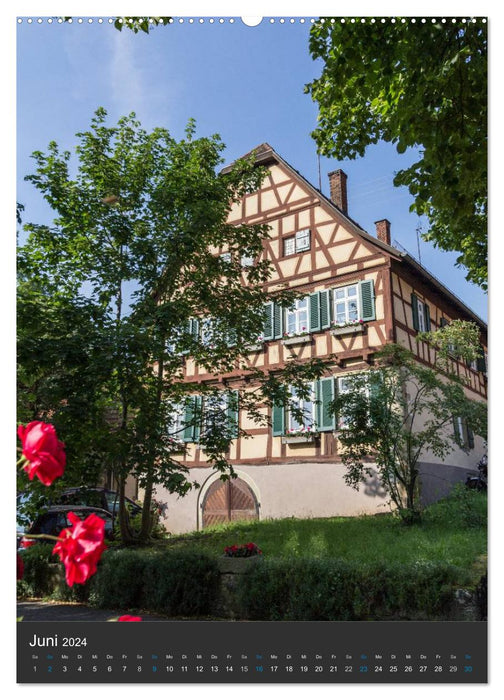 Strrumpfelbach - half-timbered houses (CALVENDO wall calendar 2024) 