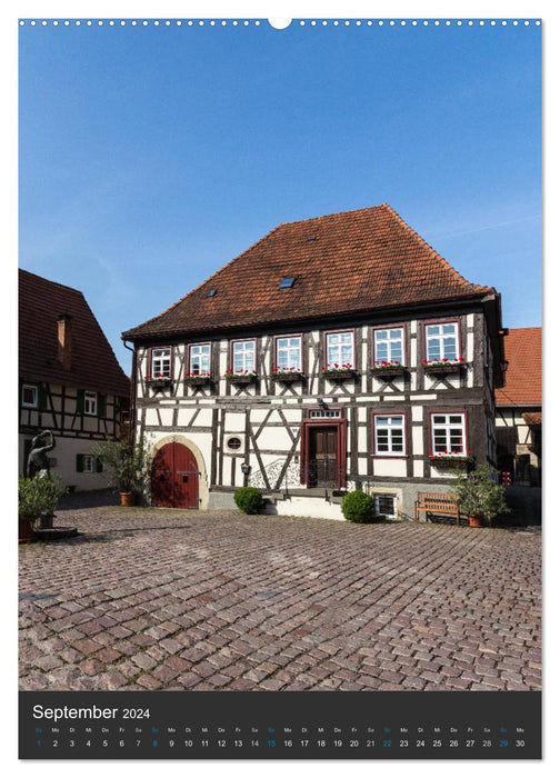 Strrumpfelbach - half-timbered houses (CALVENDO wall calendar 2024) 