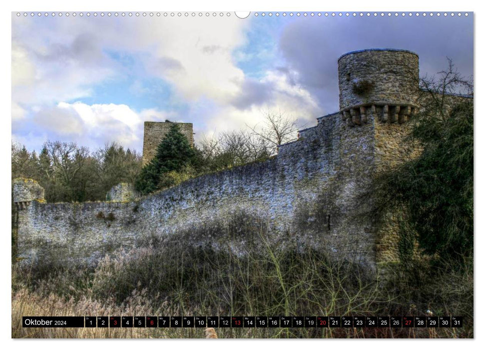 Castles and palaces of the Eifel (CALVENDO wall calendar 2024) 