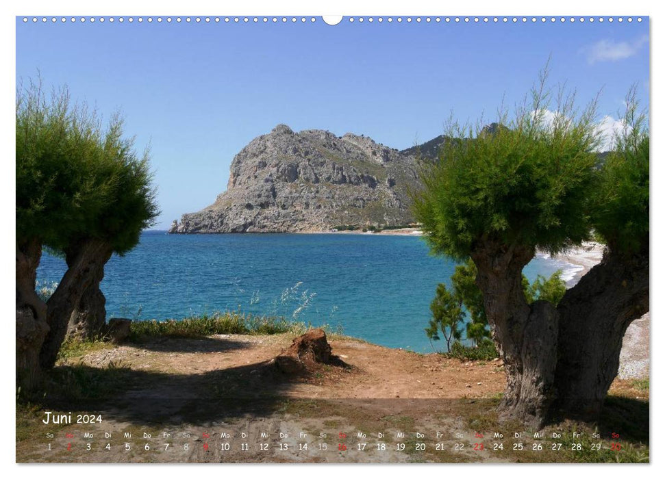 Dream island of Rhodes (CALVENDO wall calendar 2024) 