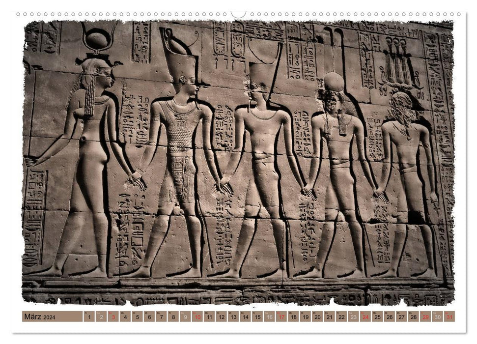 Égypte – Beauté de l’Antiquité (Calendrier mural CALVENDO 2024) 