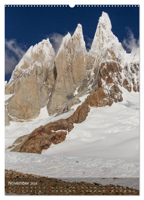 Magische Berge Patagoniens: Cerro Torre (CALVENDO Premium Wandkalender 2024)