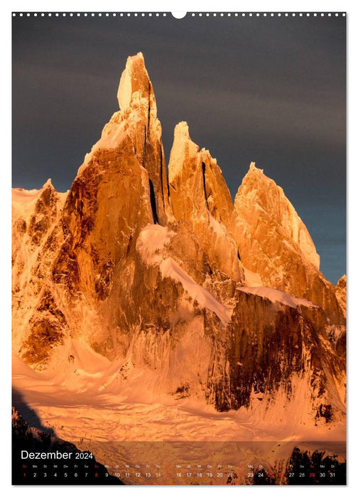 Magische Berge Patagoniens: Cerro Torre (CALVENDO Premium Wandkalender 2024)