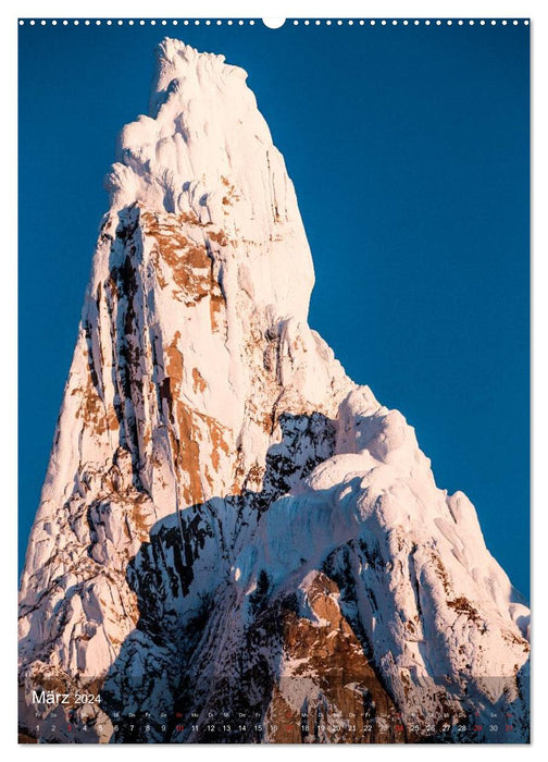 Magical Mountains of Patagonia: Cerro Torre (CALVENDO Premium Wall Calendar 2024) 