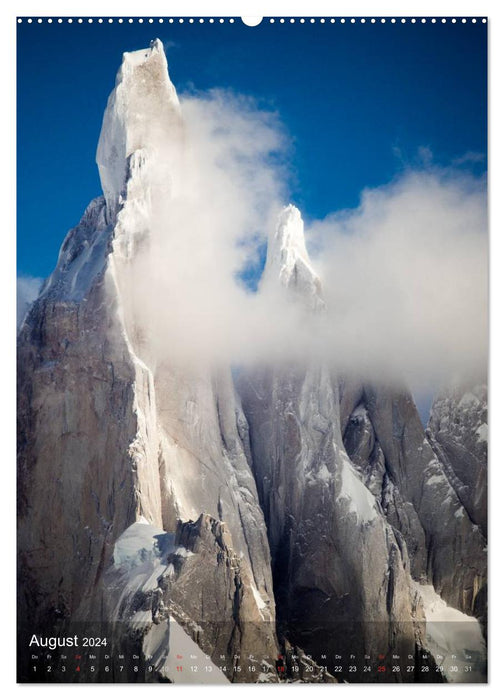 Magische Berge Patagoniens: Cerro Torre (CALVENDO Premium Wandkalender 2024)