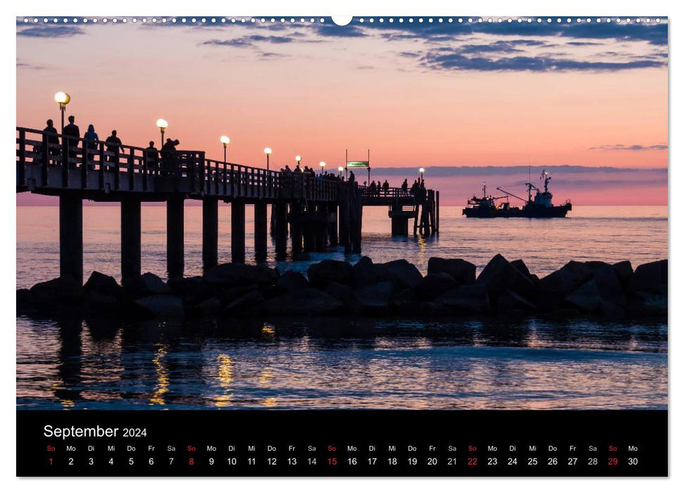 Unterwegs an der Küste der Ostsee (CALVENDO Premium Wandkalender 2024)