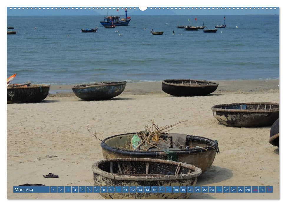 Vielseitiges Vietnam (CALVENDO Premium Wandkalender 2024)
