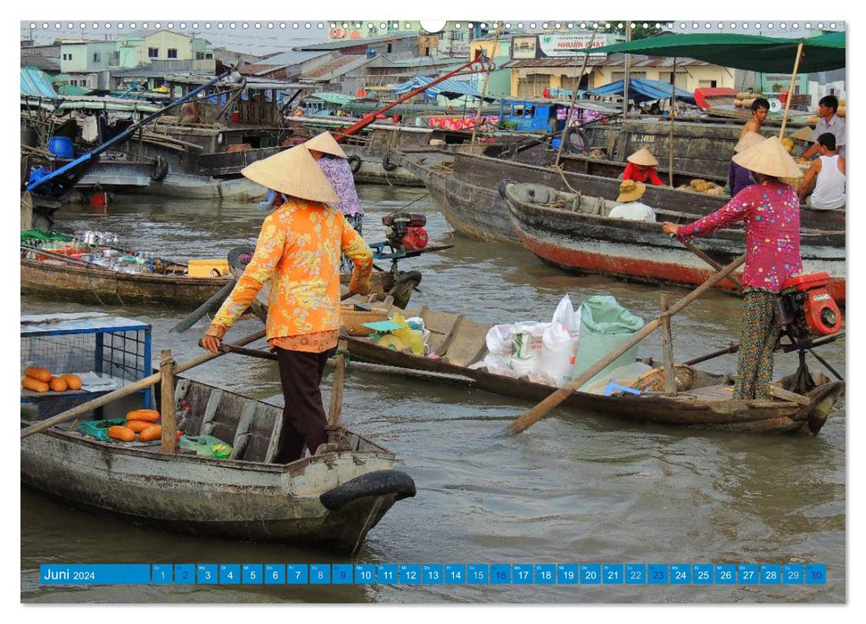 Vielseitiges Vietnam (CALVENDO Premium Wandkalender 2024)