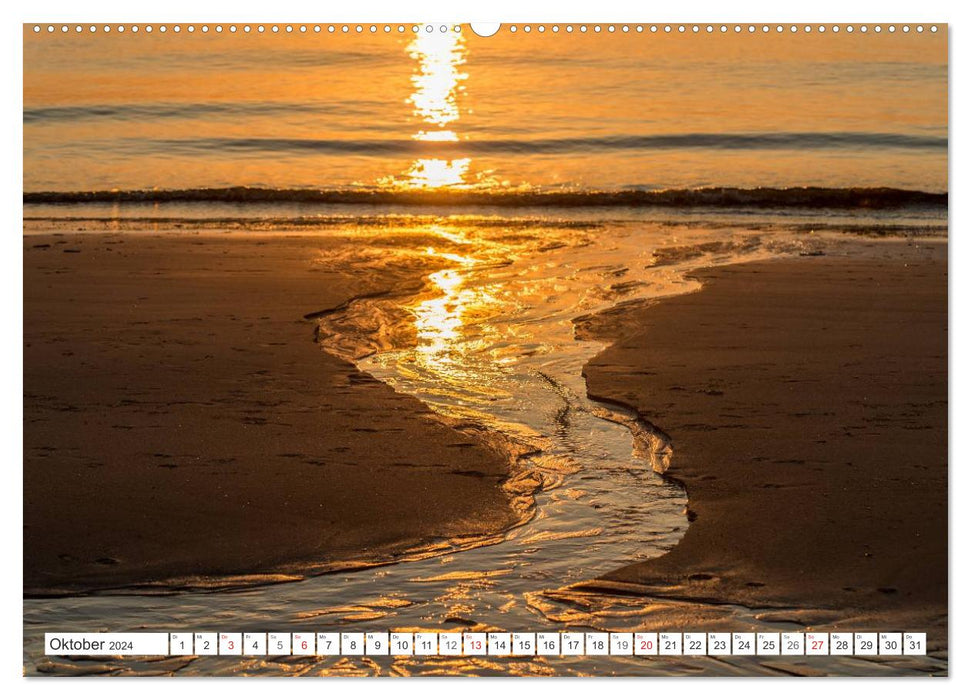 Emotionale Momente: Sylt in Gold. (CALVENDO Wandkalender 2024)