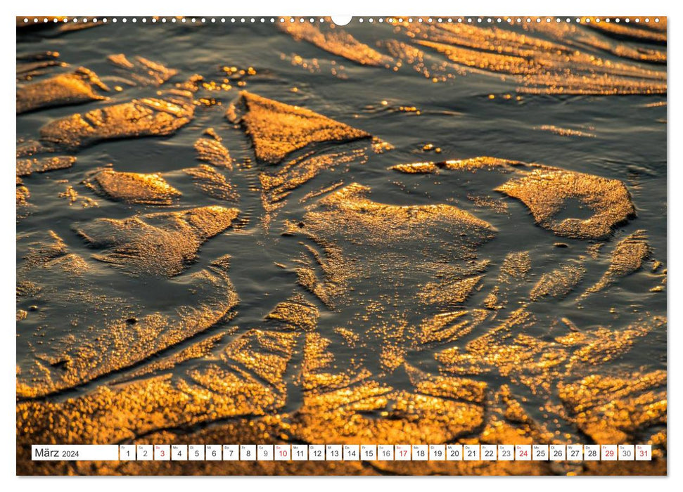 Emotionale Momente: Sylt in Gold. (CALVENDO Wandkalender 2024)