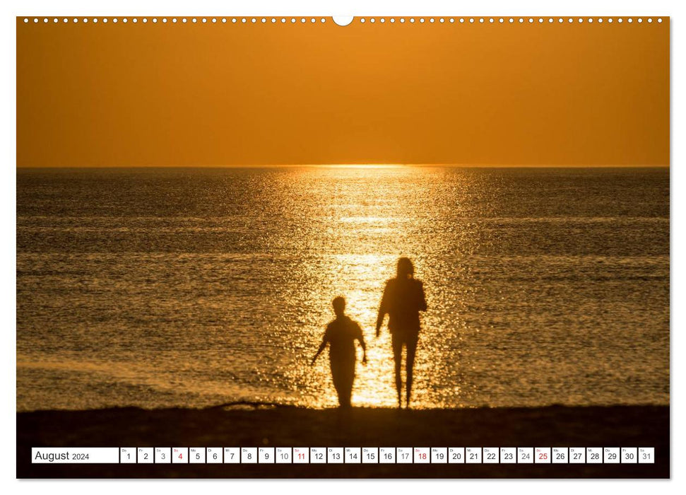 Emotionale Momente: Sylt in Gold. (CALVENDO Wandkalender 2024)