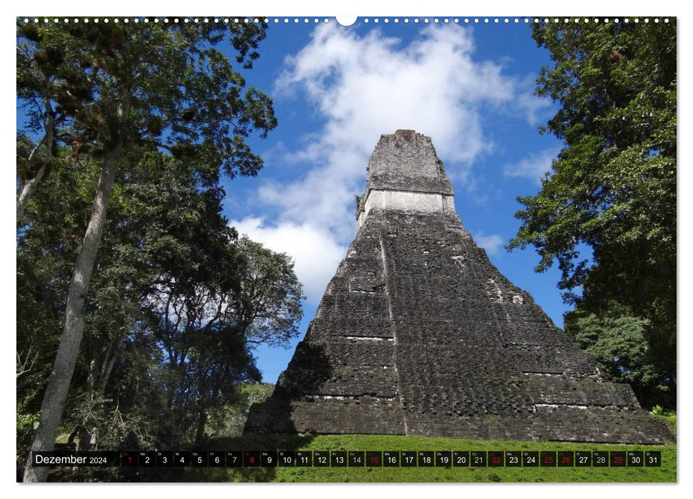 Des Mayas et des Aztèques – Mexique, Guatemala et Honduras (Calendrier mural CALVENDO Premium 2024) 