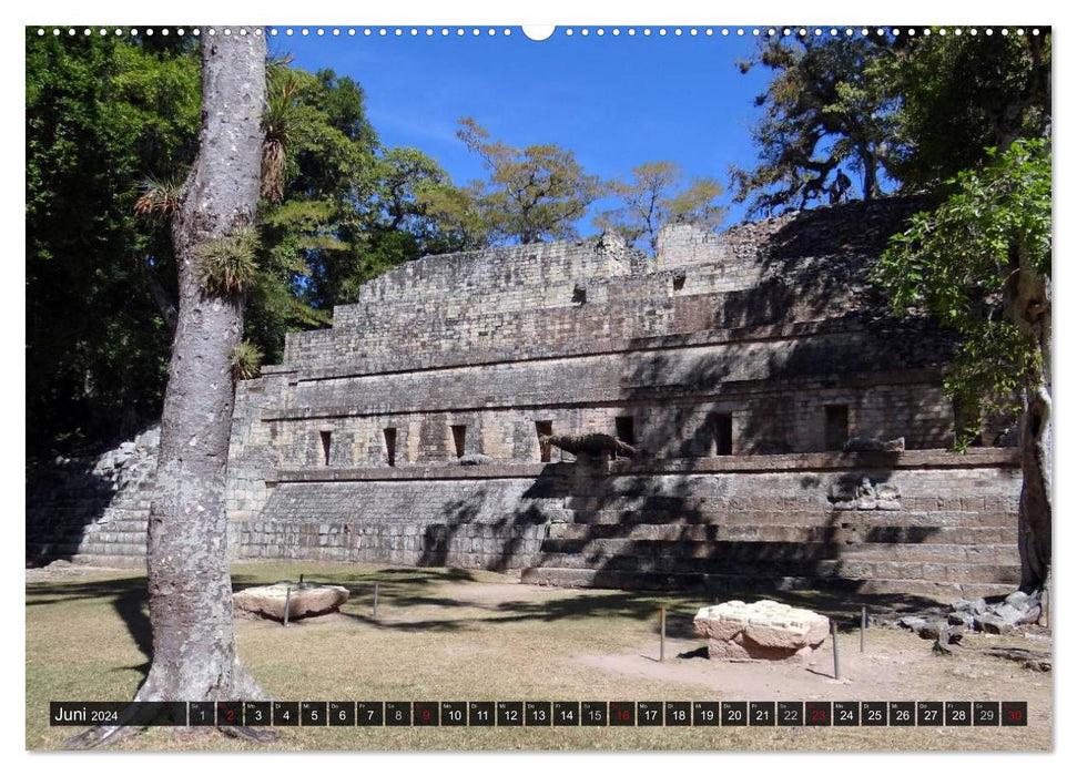 Von Mayas und Azteken - Mexiko, Guatemala und Honduras (CALVENDO Premium Wandkalender 2024)