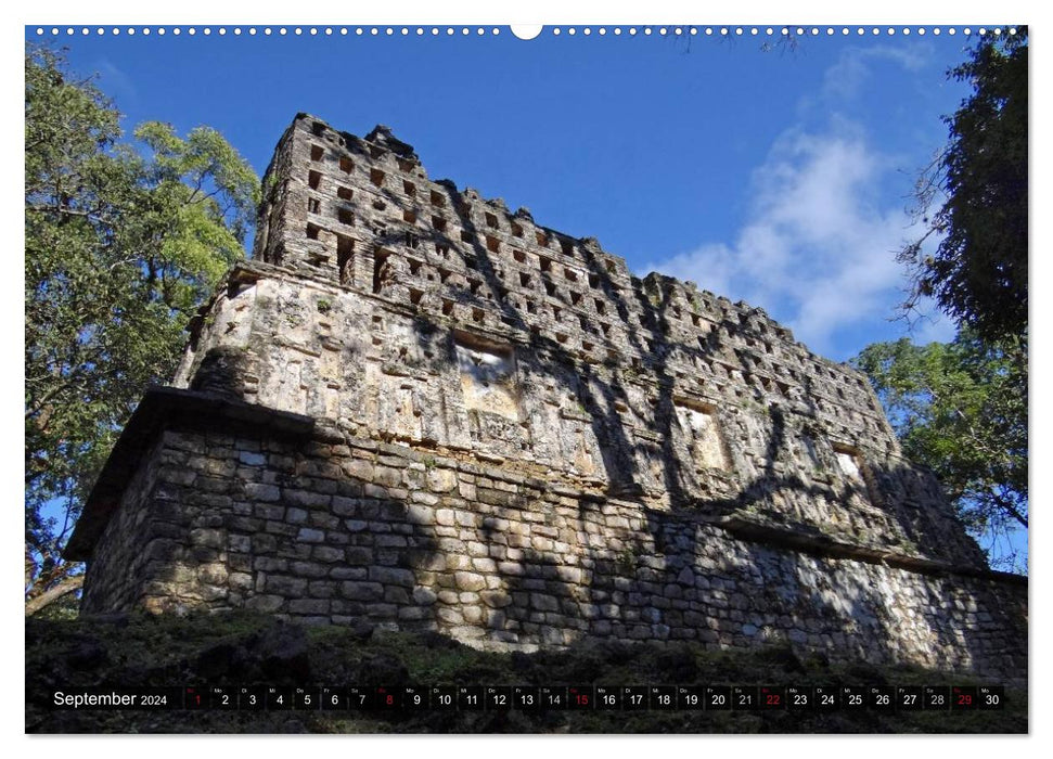 Des Mayas et des Aztèques – Mexique, Guatemala et Honduras (Calendrier mural CALVENDO Premium 2024) 