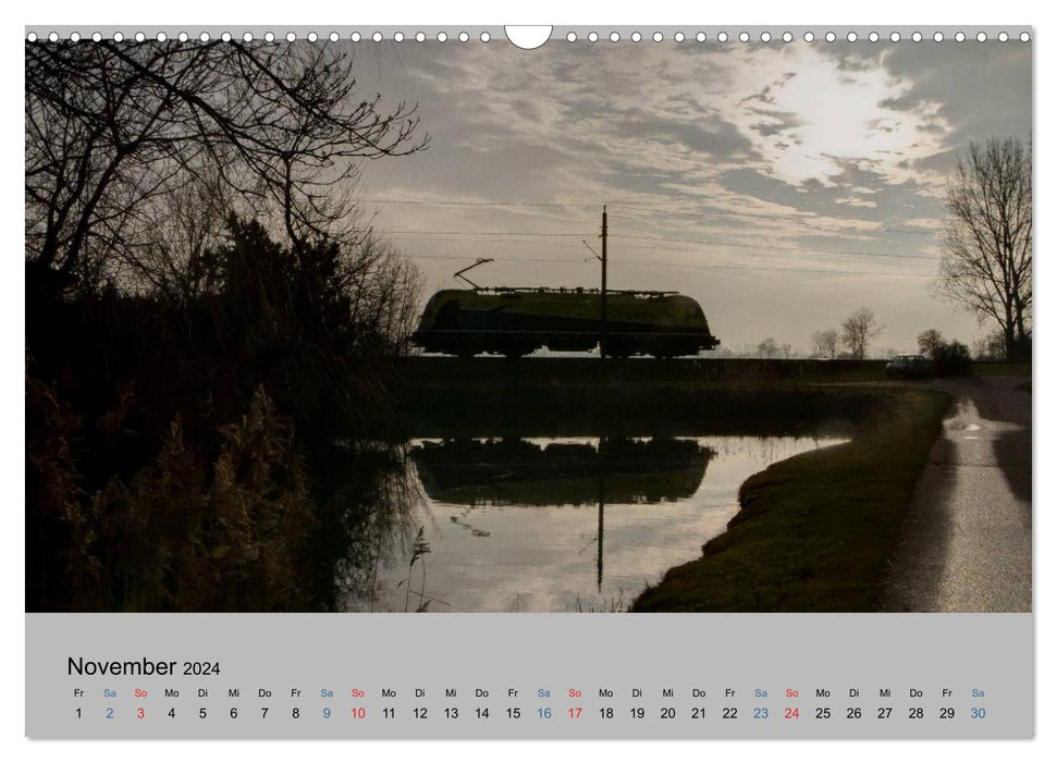 Atmospheric railway – railway impressions from Austria (CALVENDO wall calendar 2024) 
