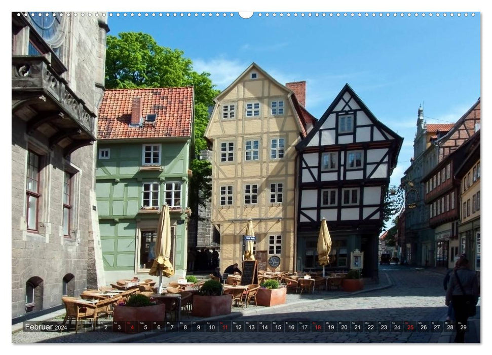 Quedlinburg pittoresque (Calvendo Premium Wall Calendar 2024) 