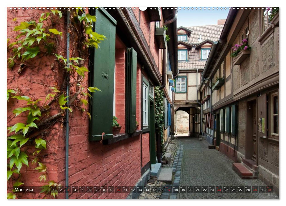 Quedlinburg pittoresque (Calvendo Premium Wall Calendar 2024) 