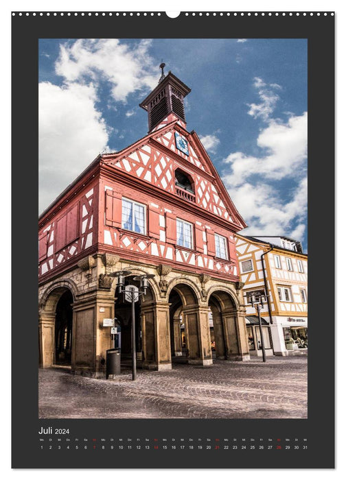 Waiblingen - Walk through the old town (CALVENDO Premium Wall Calendar 2024) 