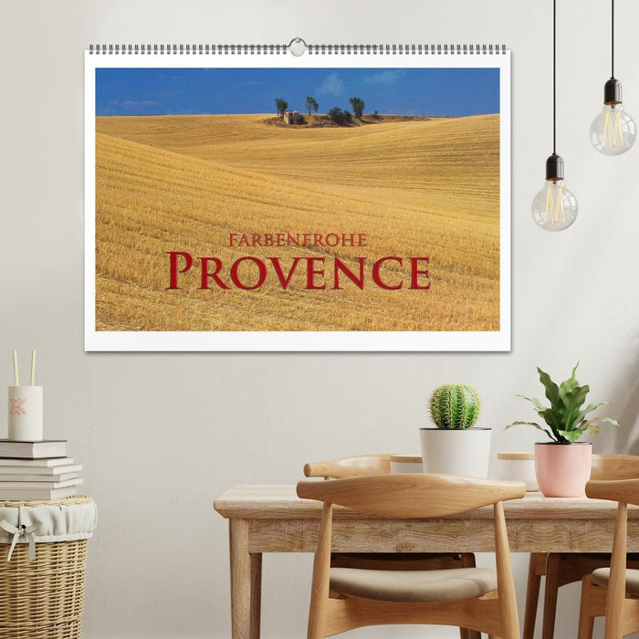 Farbenfrohe Provence (CALVENDO Wandkalender 2024)