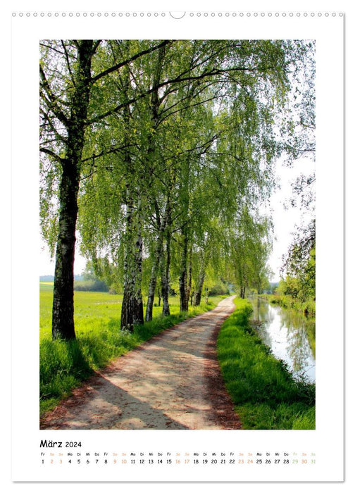 Paths of leisure (CALVENDO wall calendar 2024) 