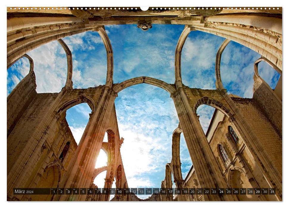 Lisbon – Portugal’s metropolis (CALVENDO Premium Wall Calendar 2024) 