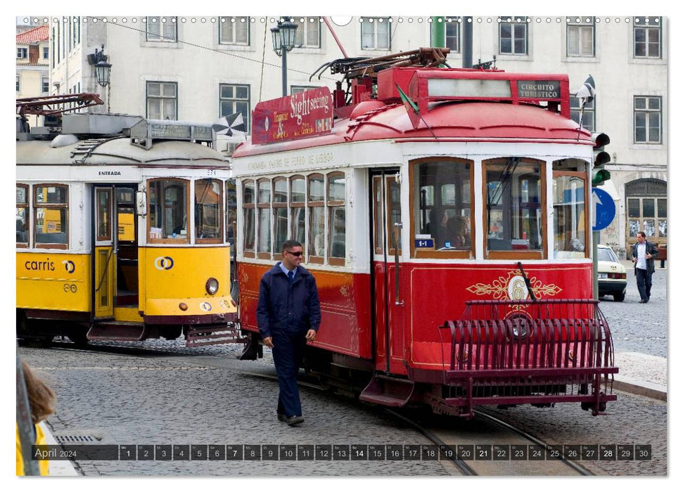 Lisbon – Portugal’s metropolis (CALVENDO Premium Wall Calendar 2024) 