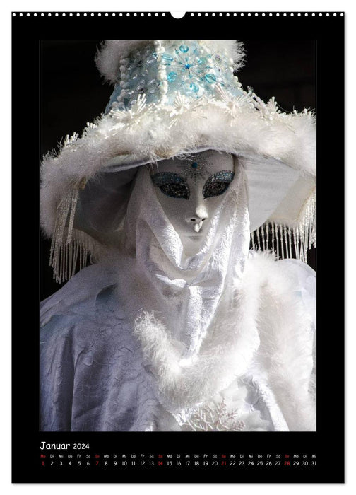 Venezianische Masken HALLia VENEZia Schwäbisch Hall (CALVENDO Premium Wandkalender 2024)