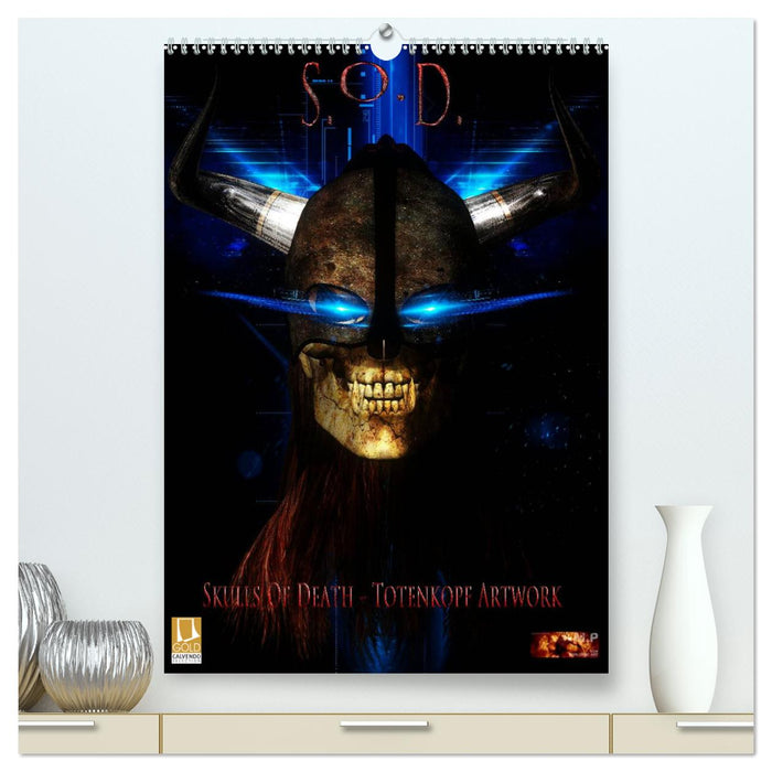 SOD - Skulls Of Death Vol. I - Skull Artworks (CALVENDO Premium Wall Calendar 2024) 