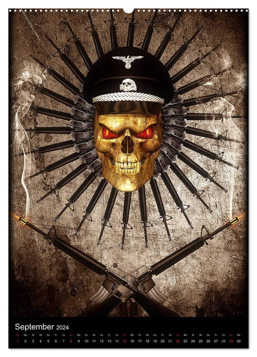 S.O.D. - Skulls Of Death Vol. I - Totenkopf Artworks (CALVENDO Premium Wandkalender 2024)