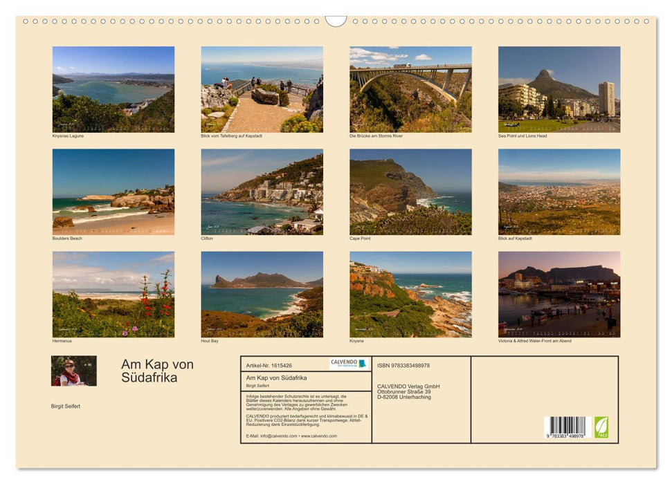 At the Cape of South Africa (CALVENDO wall calendar 2024) 