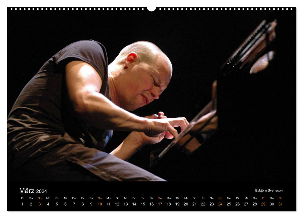 Jazz Pianisten 2024 (CALVENDO Premium Wandkalender 2024)
