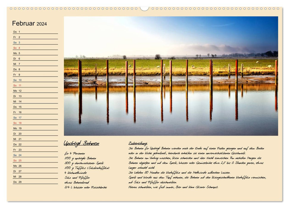 East Frisia - Appetite for more (CALVENDO Premium Wall Calendar 2024) 