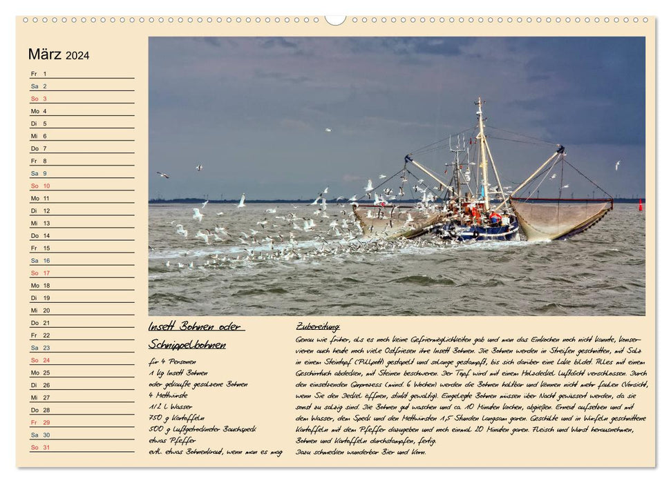 East Frisia - Appetite for more (CALVENDO Premium Wall Calendar 2024) 