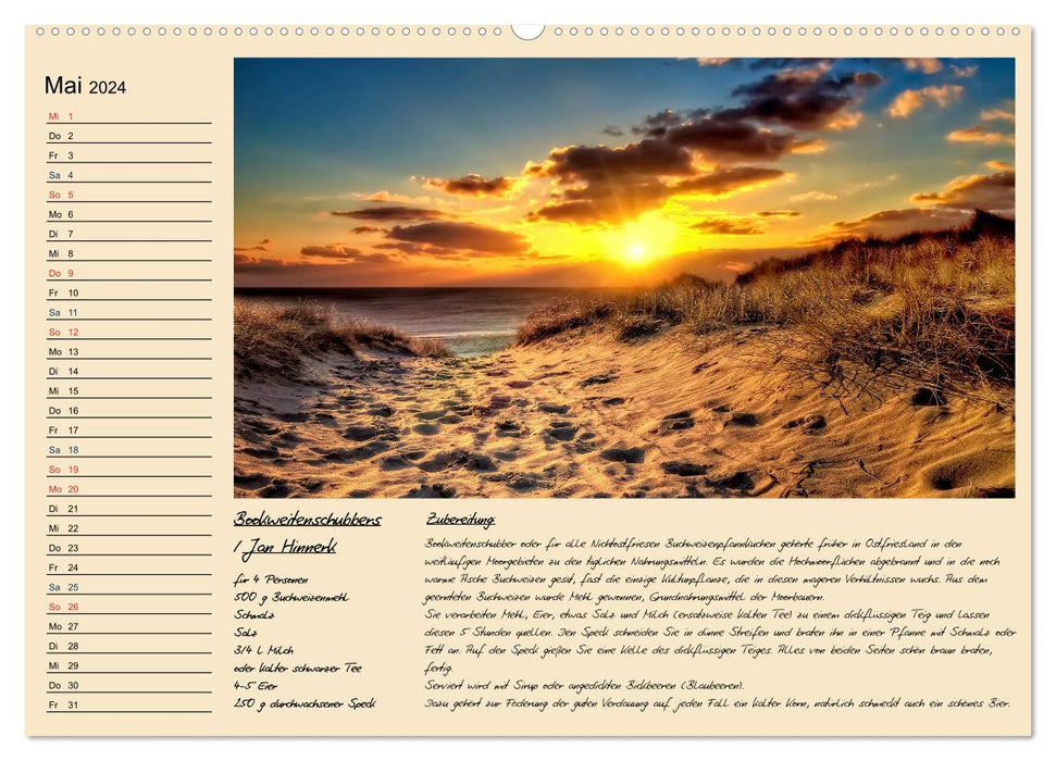 East Frisia - Appetite for more (CALVENDO Premium Wall Calendar 2024) 