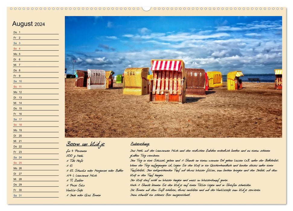 East Frisia - Appetite for more (CALVENDO Premium Wall Calendar 2024) 