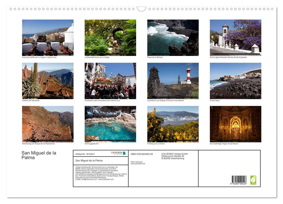 San Miguel de la Palma (CALVENDO wall calendar 2024) 