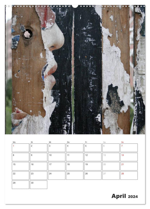 Plakatabrisse 2024 - Die Kunst des Zufalls / Planer (CALVENDO Wandkalender 2024)