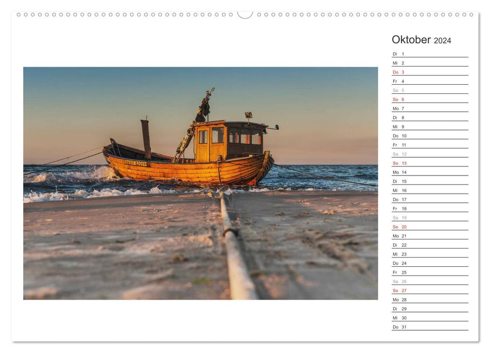 Time for relaxation - Usedom Island / Birthday Calendar (CALVENDO Premium Wall Calendar 2024) 