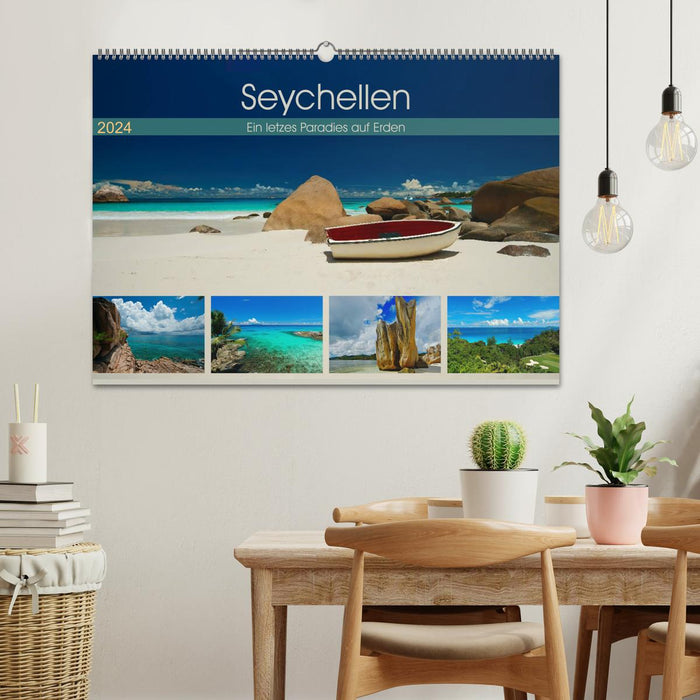 Seychelles - A last paradise on earth (CALVENDO wall calendar 2024) 
