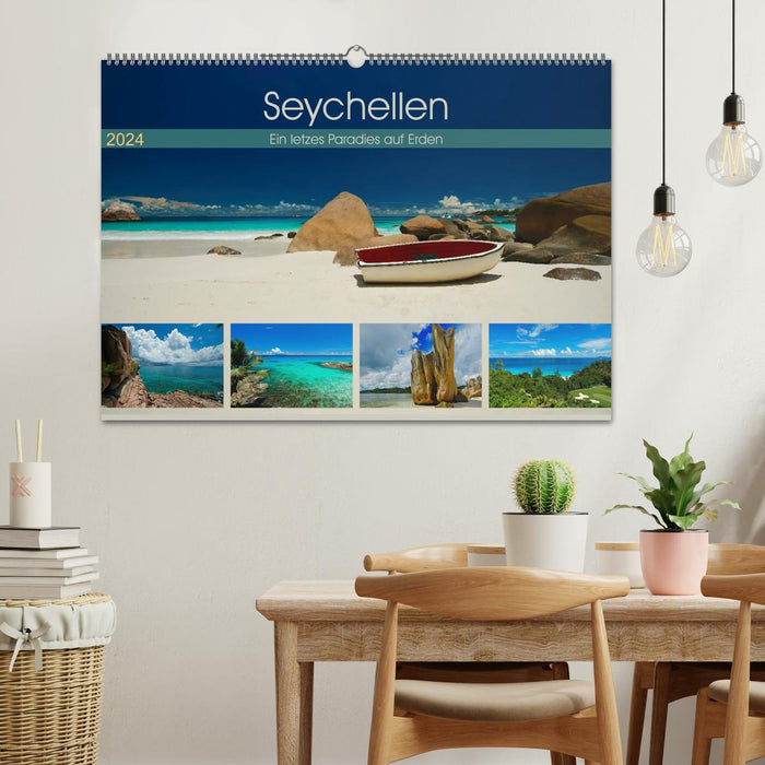 Seychellen - Ein letztes Paradies auf Erden (CALVENDO Wandkalender 2024)