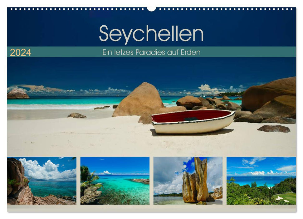 Seychellen - Ein letztes Paradies auf Erden (CALVENDO Wandkalender 2024)