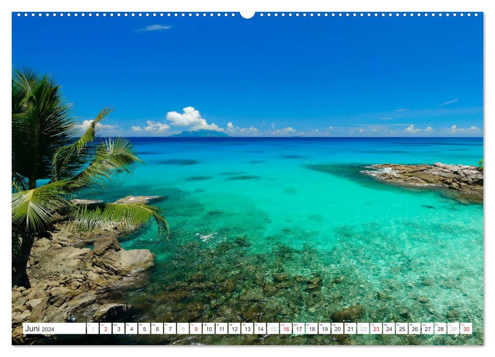 Seychellen - Ein letztes Paradies auf Erden (CALVENDO Wandkalender 2024)