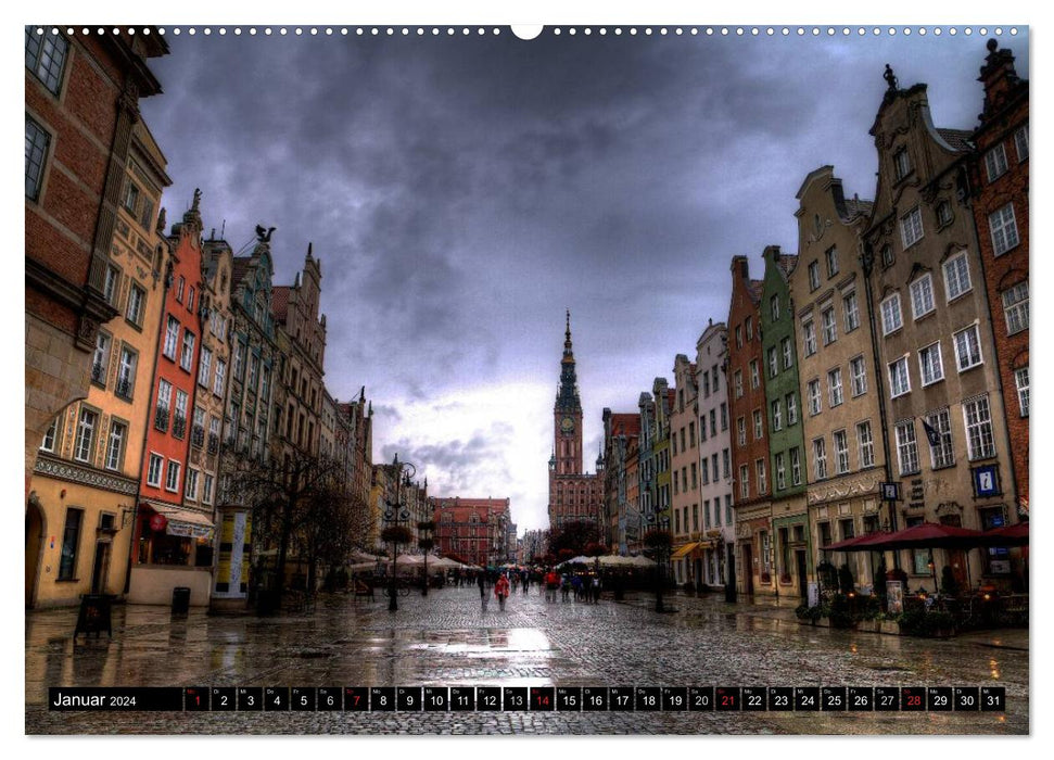 European cities (CALVENDO wall calendar 2024) 