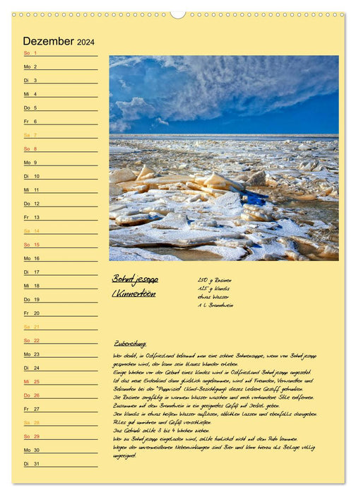 East Frisia - Appetite for more / Birthday calendar (CALVENDO Premium Wall Calendar 2024) 