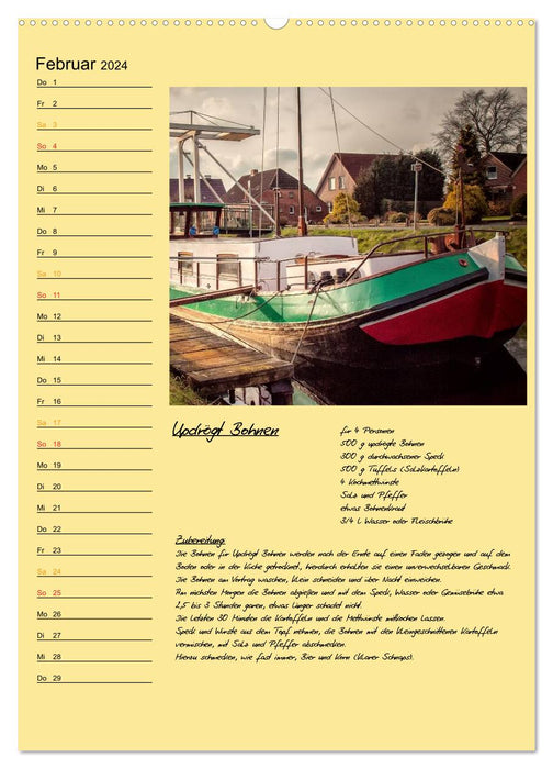 East Frisia - Appetite for more / Birthday calendar (CALVENDO Premium Wall Calendar 2024) 