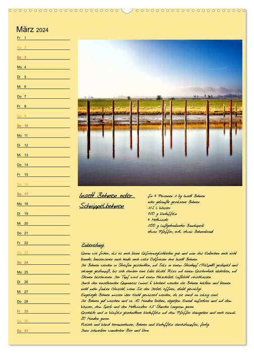 East Frisia - Appetite for more / Birthday calendar (CALVENDO Premium Wall Calendar 2024) 
