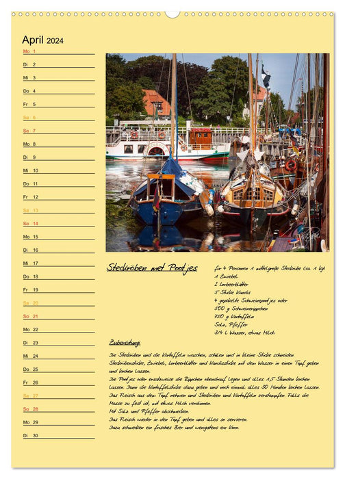 East Frisia - Appetite for more / Birthday calendar (CALVENDO Premium Wall Calendar 2024) 